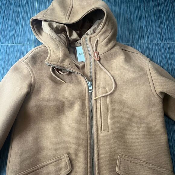 Tan Hooded Coat - Picture 3 of 7